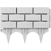 MROCAT 花壇土留めレンガ風フェンス