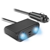 Lazos 急速充電シガーソケットカーチャージャー 4in1 1セット(6個入) LCC 1セット