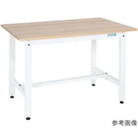 サカエ 軽量作業台(KKタイプ/耐荷重350kg/木目メラミン天板/H740/固定式) 900×750×740mm KK39MKW 1台