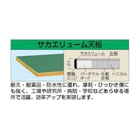サカエ 軽量用天板 21t サカエリューム天板 KK1245FTC 1枚