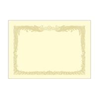 ササガワ OA賞状用紙 クリーム B5判 縦書用 100枚入 101157 1箱