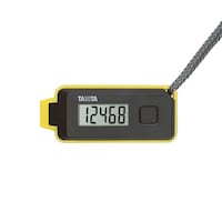 タニタ 歩数計(防災用ホイッスル付き) ブラック FB738BK 1個