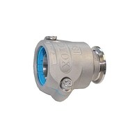 トヨックス ホース継手(フェルール) ステンレス製 トヨコネクタ TC6FS型 適合ホース内径50mm 継手規格2S 1個