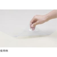 ミワックス デスクマット 光学式マウス対応 再生塩ビ 透明 片面非転写 シングル T1.5×W1195×D695mm PRN127S 1本