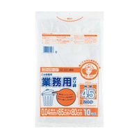 ワタナベ工業 業務用ポリ袋45L透明 10枚×20組入 1ケース