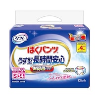 リブドゥコーポレーション リフレ はくパンツ うす型長時間安心お得用パック S 34枚×3袋入 18344 1ケース