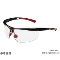 日本ハネウェル 保護メガネ ADAPTEC 標準幅 赤×黒 クリアレンズ 1個入 T5900LTKHS 1個