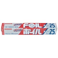 エムエーパッケージング アルミホイル 25cm×25m 長巻き 1本