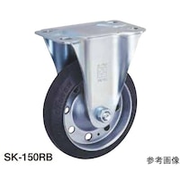 東正車輌 ゴールドキャスター スチールモデル 中軽荷重 プレート固定式150mm ウレタン SK150UB 1個