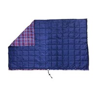 大阪繊維資材 INFIMO あったかエアブランケット W130×H80cm レッド×ネイビー IMA95103 1個