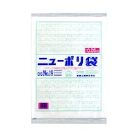 福助工業 ローデンポリ袋 ニューポリ 規格袋 0.05 No.19 1ケース(50個×10セット入) 00221459 1ケース
