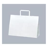 福助工業 紙手提げ袋 ラッピーバッグ No.3SS 晒無地 1ケース(50個×6セット入) 00559363 1ケース
