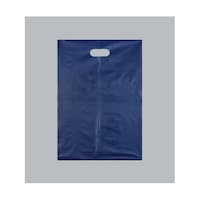 福助工業 ポリ手提袋 ニュー アームバッグ HD ネイビーブルー(S)1ケース(50個×16セット入) 00335498 1ケース