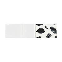 大阪ポリエチレン販売 パン袋 ミシン目付OP袋 モーモー柄(黒)1ケース(100個×10セット入) 8973 1ケース