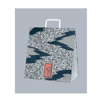 福助工業 紙手提げ袋 ラッピーバッグ No.7 小紋 1ケース(50個×3セット入) 00769182 1ケース