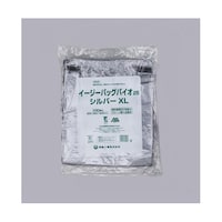 福助工業 HDゴミ袋 イージーバッグ バイオ25 シルバーXL 1ケース(100個×5セット入) 00756149 1ケース