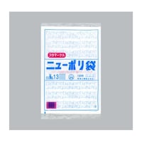 福助工業 LDゴミ袋 ニューポリ規格袋 0.03 No.13 プラマーク入 1ケース(100個×30セット入) 0441465 1ケース
