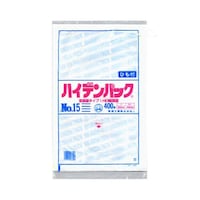 福助工業 ハイデンポリ袋 ハイデンパック 新 No.15 紐付 400枚 1袋(10個入) 0500992 1袋