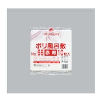 福助工業 ポリ風呂敷 No.66 赤寿 1ケース(10個×50セット入) 00754262 1ケース
