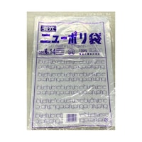 福助工業 ローデンポリ袋 ニューポリ袋 025 No.14(4穴)1ケース(100個×20セット入) 0444367 1ケース