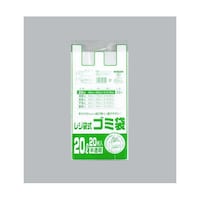 福助工業 ハイデンごみ袋 レジ袋式ゴミ袋 20リットル用 半透明 1ケース(20枚×50セット入) 00382769 1ケース