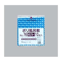 福助工業 ポリ風呂敷 No.76 水玉ブルー 1ケース(10個×50セット入) 00357730 1ケース