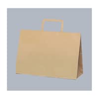 福助工業 紙手提げ袋 ラッピーバッグ No.3SS 未晒無地 1ケース(50個×6セット入) 00744071 1ケース