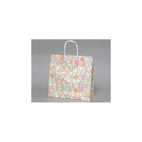 福助工業 紙手提げ袋 ラッピーバッグ No.3 花 1ケース(50個×6セット入) 408541 1ケース