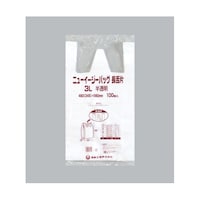 福助工業 LDゴミ袋 ニューイージーバッグ 長舌片 3L 半透明 1ケース(100個×10セット入) 00537680 1ケース