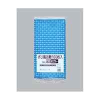 福助工業 ポリ風呂敷 No.90 水玉ブルー 100枚入り 1ケース(100個×5セット入) 00754215 1ケース