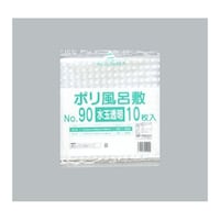 福助工業 ポリ風呂敷 No.90 水玉透明 1ケース(10個×30セット入) 0370861 1ケース