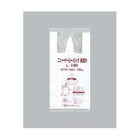 福助工業 LDゴミ袋 ニューイージーバッグ 長舌片 L 半透明 1ケース(100個×10セット入) 0473091 1ケース