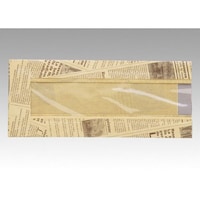 大阪ポリエチレン販売 サンドウィッチ袋 No.232 ヒートシール対応ヨーロピアン茶筋フェネット 1袋(50個入) 7372 1袋