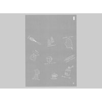 大阪ポリエチレン販売 OPP袋 キッチン雑貨柄 1ケース(100個×10セット入) 2744 1ケース