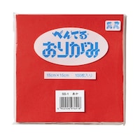 ぺんてる おりがみ あか 100枚/束 SS1 (ペンテル) 1セット
