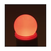 マツオウ LEDミニボール球E26 赤色 HDM0126R 1個