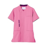 ミドリ安全 作業服 メディカルウェア ベルデクセル スクラブ上 ベージュ×ダークネイビー 5Lサイズ VEM7000UE5L 1着