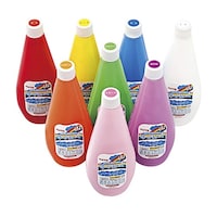 ぺんてる 水彩絵の具 ゆびえのぐ セット 8色 1セット(8個入) WHG8 1セット