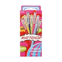 ぺんてる ゲルインキボールペン MATTEHOP マットホップ 1.0mm セット 14色 1個(14本入) K110V14ST 1個