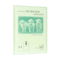 テージー マイホルダー A4 30P ライトグリーン MC20315 1冊
