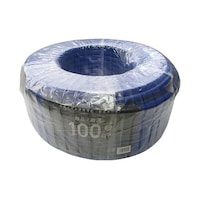 カクイチ 散水ホース 耐圧 防藻 ブルー 内径15mm 100M 892931 1巻