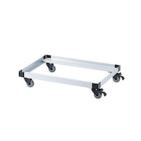 サンワサプライ アルミドーリー(コンテナ用台車)75リットル仕様 CARTFA975SV 1台