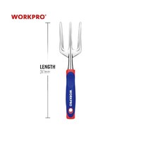 WORKPRO 錆に強い掛け穴あり 園芸用ガーデンフォーク サイズ317×80×45mm WP331007 1個