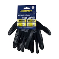 SIGNET 耐油ニトリル エアーグローブCOZY ブラック L 48992 1双