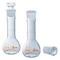 アズワン 短型メスフラスコ 白 50mL(酸洗浄済み) ASONE1856601 1個