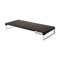 リヒトラブ 机上台 幅590mm USB3.0ハブ付 黒 A733424 1台