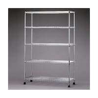 アイリスオーヤマ 1200x460x1835mm メタルラック(キャスター付) EA976AJ88 1台