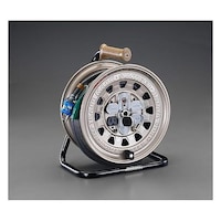 ハタヤリミテッド AC125V/15A/30m コードリール(接地付) EA815BD30A 1台