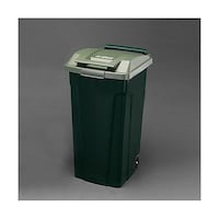 アスベル 90L ダストボックス(キャスター付/グリーン) EA995AA172 1個