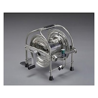 ハタヤリミテッド 20m ホースリール(ステンレス製/ホース無) EA124HB20B 1台